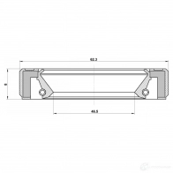 Уплотняющее кольцо, раздаточная коробка FEBEST 95GBY-48620808R 1440023536 HE 0IOB2 - Изображение 2