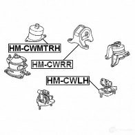 Подушка двигателя, опора FEBEST hmcwmtrh FV 9KZKY 3826655 4056111097534 - Изображение 2