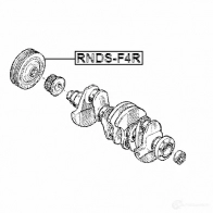 Шкив коленвала FEBEST 4056111119649 4VGPBW Y rndsf4r 1425058967 - Изображение 2