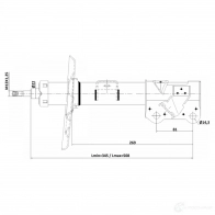 Амортизатор FEBEST XJPX9 O 1440023921 02110-014FR - Изображение 2