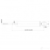 Амортизатор FEBEST 1440023919 02110-013R ENF59 KV - Изображение 2