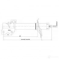 Амортизатор FEBEST TLD9K 5O 02110-006FR 1440023911 - Изображение 2