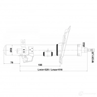 Амортизатор FEBEST 02110-004FR E1F8K 8D 1440023907 - Изображение 2