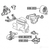 Подушка двигателя, опора FEBEST 531319778 hmbe5fr 4056111081342 T4 9LB1 - Изображение 2