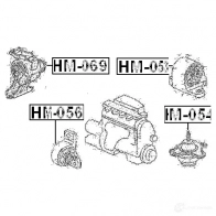 Подушка двигателя, опора FEBEST 536870350 4056111047072 THEPB C hm069 - Изображение 2