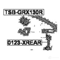 Втулка стабилизатора FEBEST 3830211 NI MLST 4056111074207 tsbgrx130r - Изображение 2