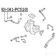 Прокладка масляного насоса FEBEST E2 J3V ringol041pcs10 1436946917 - Изображение 2