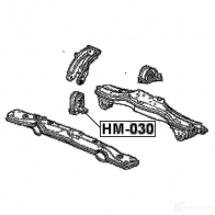 Подушка двигателя, опора FEBEST 4056111006994 RBU 97 3826617 hm030 - Изображение 2