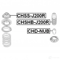 Отбойник амортизатора FEBEST Z4DQP ED chdnub 4056111016733 156775731 - Изображение 2