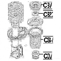 Опорный подшипник FEBEST 3825906 QKVMZ AE 4056111016924 chbt200 - Изображение 2