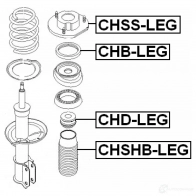 Опорный подшипник FEBEST BE3DA DX 4056111016788 chbleg 3825905 - Изображение 2