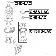 Опорный подшипник FEBEST 6ZUBU A 3825904 chblac 4056111017204 - Изображение 2