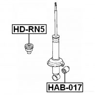 Отбойник амортизатора FEBEST hdrn5 UN8NFI Q 3826581 4056111071114 - Изображение 2