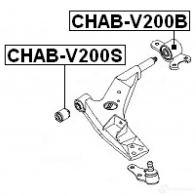 Сайлентблок FEBEST 193766207 4056111037981 chabv200b R7W JV5P - Изображение 2