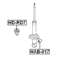 Отбойник амортизатора FEBEST 3826577 DV SSM hdrd7 4056111072425 - Изображение 2