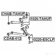Сайлентблок FEBEST PB PSN 4056111100210 309496640 chabtahuf - Изображение 2