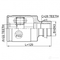 Шрус граната FEBEST 0511bl16mtrh 3823470 4056111101132 ZAR F4OO - Изображение 2