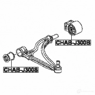 Сайлентблок FEBEST 2 TLAF 4056111078120 chabj300b 151756981 - Изображение 2