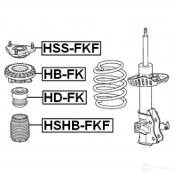 Отбойник амортизатора FEBEST UF2 Z8P 4056111041834 3826573 hdfk - Изображение 2