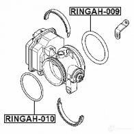 Прокладка впускного коллектора FEBEST 1270613958 4056111123134 TX 4HU ringah009 - Изображение 2
