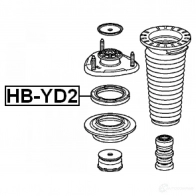 Опорный подшипник FEBEST hbyd2 1270606598 GYSS6 Y6 4056111066585 - Изображение 2