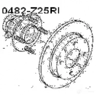 Ступица колеса FEBEST 0482z25r 4056111079370 3823353 FYDSY V - Изображение 2
