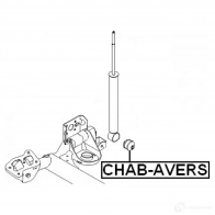 Втулка амортизатора FEBEST chabavers 1270604036 4056111018034 FS 739D4 - Изображение 2