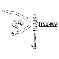 Втулка соединительной тяги FEBEST 4056111030395 2TL L1X tsb809 3830158 - Изображение 2