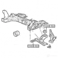 Сайлентблок FEBEST P8RVBI X chab024 1436947127 - Изображение 2
