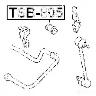 Втулка стабилизатора FEBEST tsb805 4056111030616 G75D CE 3830155 - Изображение 2