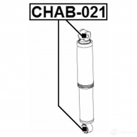 Втулка амортизатора FEBEST 97570925 chab021 4056111114583 1ZN4 HYX - Изображение 2
