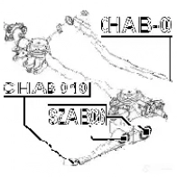 Сайлентблок FEBEST chab019 314052502 4056111095448 4 WP064 - Изображение 2