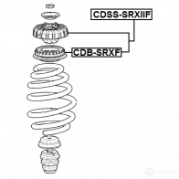 Крепление амортизаторов FEBEST cdsssrxiif QI VLE 1439007858 - Изображение 2