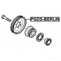 Шкив коленвала FEBEST 3828892 pgdsberlin 6 XMYYAF 4056111108896 - Изображение 2
