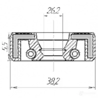 Ремкомплект рулевой рейки FEBEST 4056111088891 UMX3D A 95fay28380606x 3825313 - Изображение 2