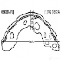 Тормозная колодка FEBEST 85380799 1UF O0AK 4056111099088 0502bjr - Изображение 2