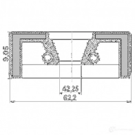 Уплотнение ступицы колеса FEBEST YH3 4ET4 4056111085838 95fas54620909x 3825312 - Изображение 2