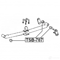 Втулка рессоры FEBEST EK 3ZTH 4056111016887 3830140 tsb787 - Изображение 2