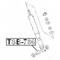 Отбойник амортизатора FEBEST 84 21J tsb786 4056111016870 3830139 - Изображение 2