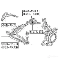 Сайлентблок FEBEST 3826517 4056111050034 8DZ WBA habfkrh - Изображение 2