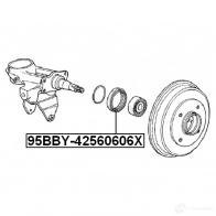 Уплотнение ступицы колеса FEBEST 4056111050171 3825304 95bby42560606x HXH HB - Изображение 2