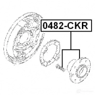 Ступица колеса FEBEST 3823326 4056111023281 AN 0DIV 0482ckr - Изображение 2