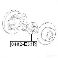 Ступица колеса FEBEST FW50 SIY 0482e33r 4056111023359 1424281491 - Изображение 2