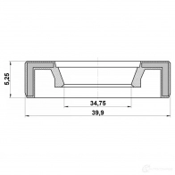 Уплотнение ступицы колеса FEBEST 3825299 E JYCRDZ 95aay35400511x 4056111084176 - Изображение 2