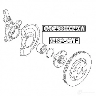 Ступица колеса FEBEST 47 8WQC 3823335 0482cyf 4056111061894 - Изображение 2