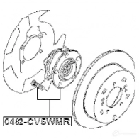 Ступица колеса FEBEST 0482cv5wmr 3823333 4056111089980 K9 NT3O - Изображение 2
