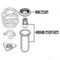 Пылезащитный комплект, амортизатор FEBEST 1440023630 NSHB-T32F-KIT TBNS F - Изображение 2