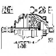 Шрус граната FEBEST 4056111113784 3820968 RX3U G 0114azt251a48lh - Изображение 2