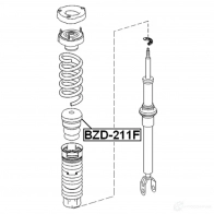 Отбойник амортизатора FEBEST bzd211f W0A2 Q 3825846 4056111100012 - Изображение 2