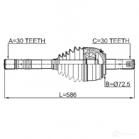Шрус граната FEBEST 4056111113777 1 NBZV 3820965 0114074 - Изображение 2
